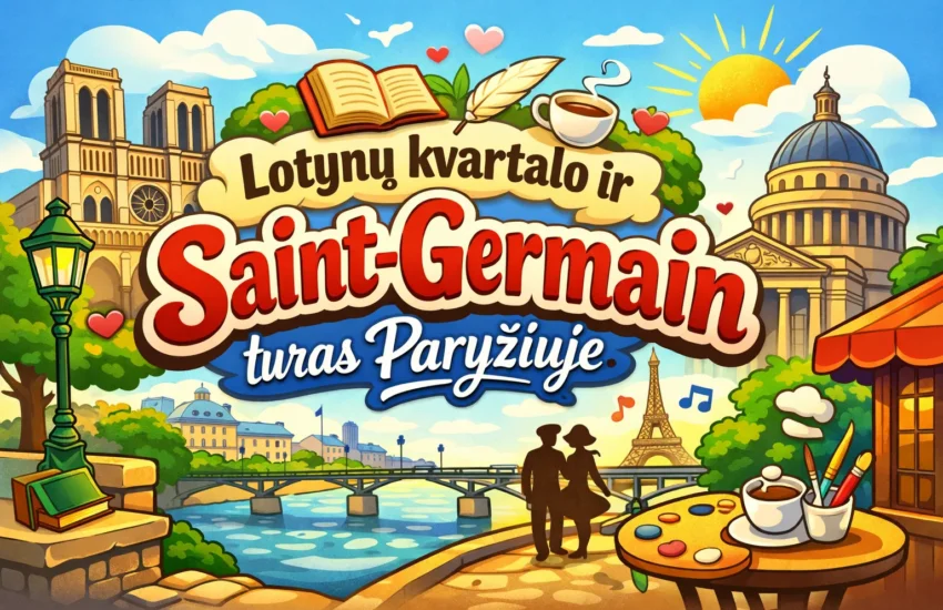 Turas po Lotynų kvartalą ir Saint-Germain-des-Prés