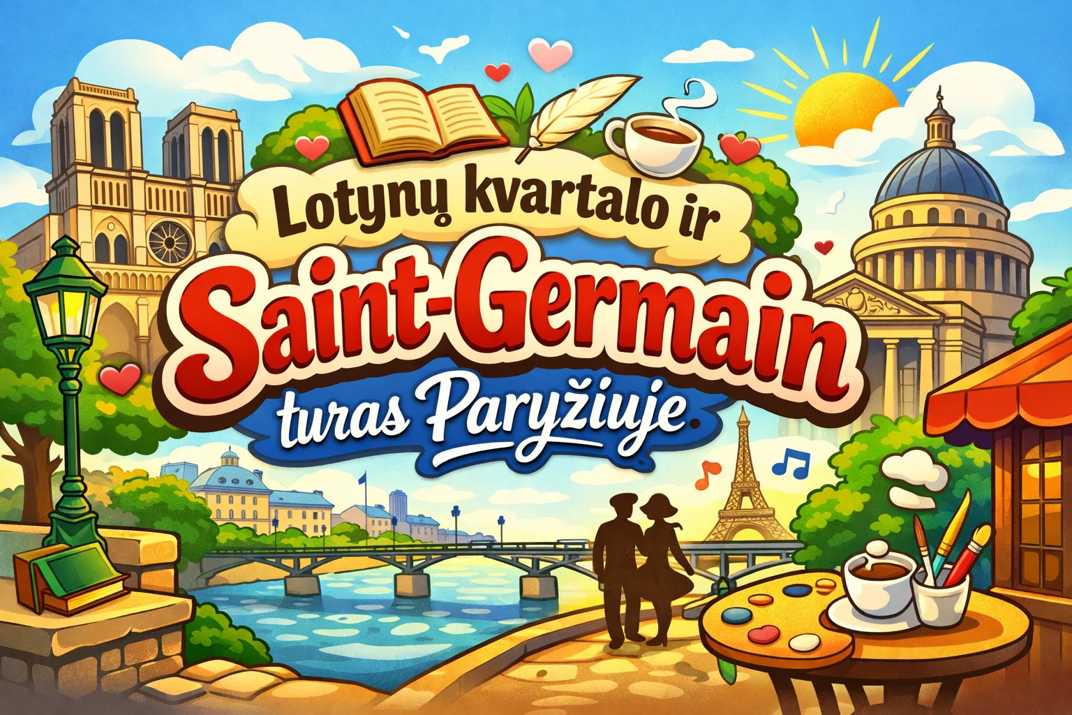 Turas po Lotynų kvartalą ir Saint-Germain-des-Prés